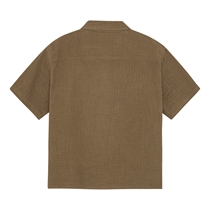 BIRKHOLM Muslin Skjorte Teak Brun